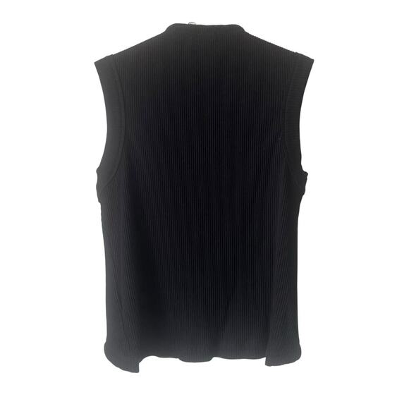 Dion Lee Ribbed Vest Crop Top in Black Size US 4 or SMALL - Picture 4 of 8